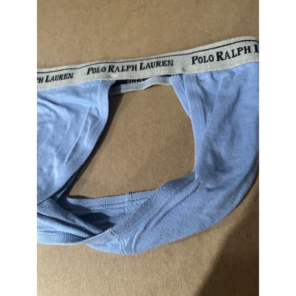 VTG RARE POLO Ralph Lauren string bikini men’s underwear blue XL - Picture 3 of 4